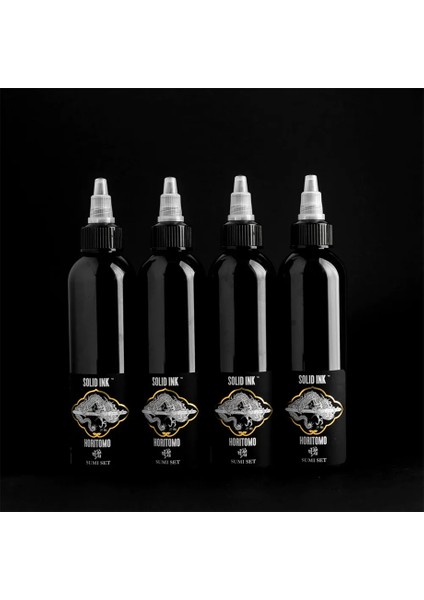- Horitomo 4 Bottle Sumi Set - 4OZ/120ML modelleri
