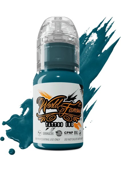 Galapagos Green - World Famous Ink Dövme Boyası - 1/2OZ/15ML