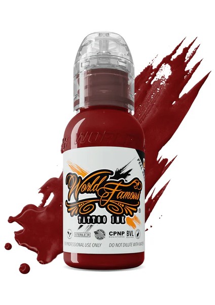 Sarah Miller Ragnorak Red - World Famous Ink Dövme Boyası - 1OZ/30ML