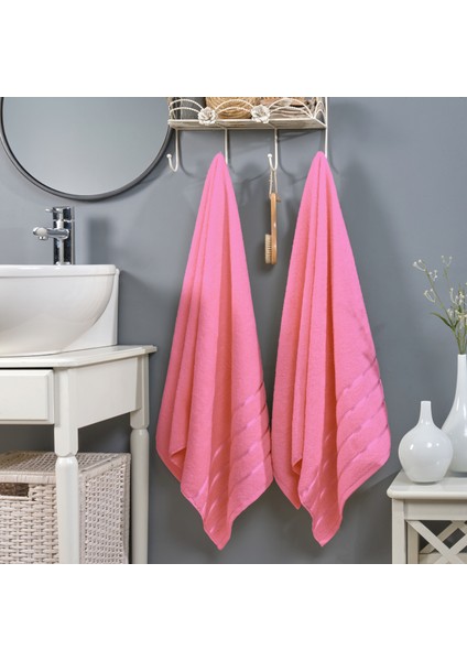 First Class Tekli Banyo Duş Havlusu %100 Pamuk | 560 Gr/m² | Vücut Plaj Otel Havlusu 70X140 cm