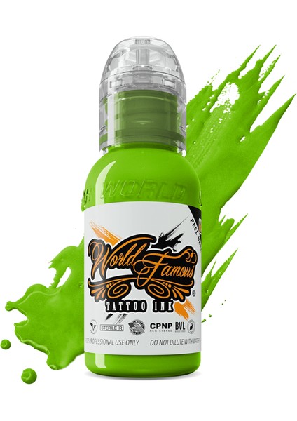Northern Lights Green - World Famous Lnk Dövme Boyası - 1OZ/30 ml