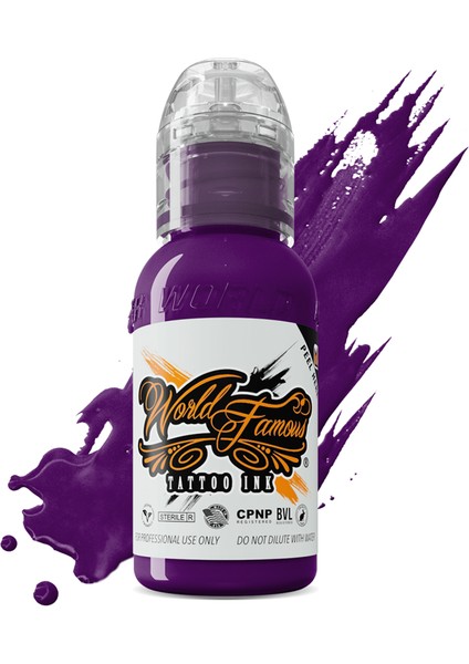 Purple Kush - World Famous Ink Dövme Boyası - 1OZ/30ML