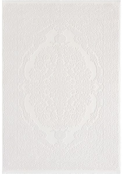 Lima Krem Halı Akrilik Halı Yumuşak Dokulu Salon Oturma Odası Yatak Odası Halısı 0561