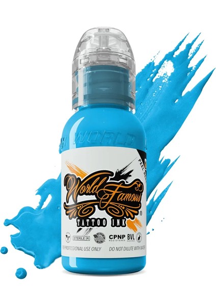 Rainbow Blue - World Famous Ink Dövme Boyası - 1OZ/30ML