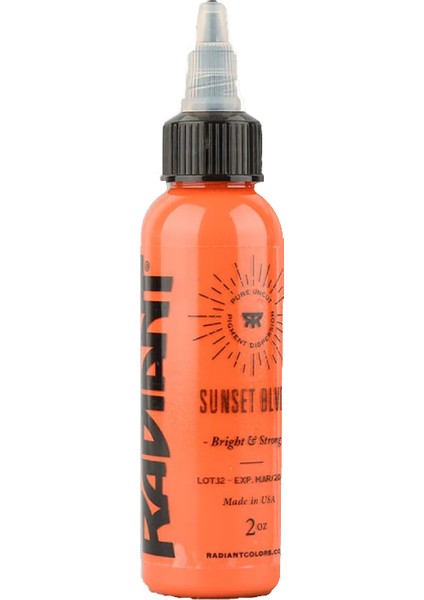 Sunset Blvd- Radiant Tattoo Dövme Boyası - 2oz/60ml