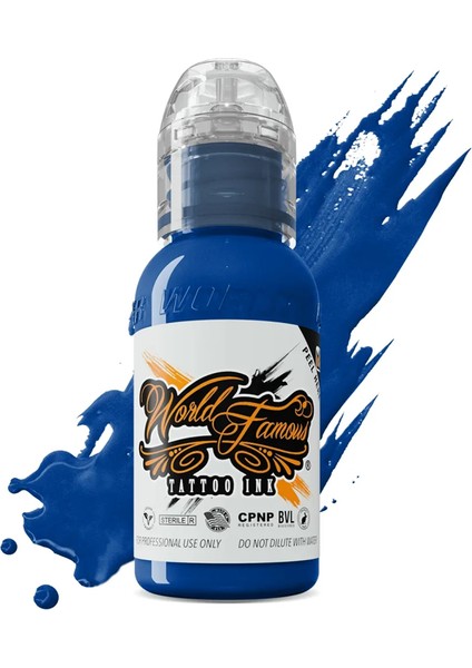 Navy Seals Blue - World Famous Ink Dövme Boyası - 1/2OZ/15ML