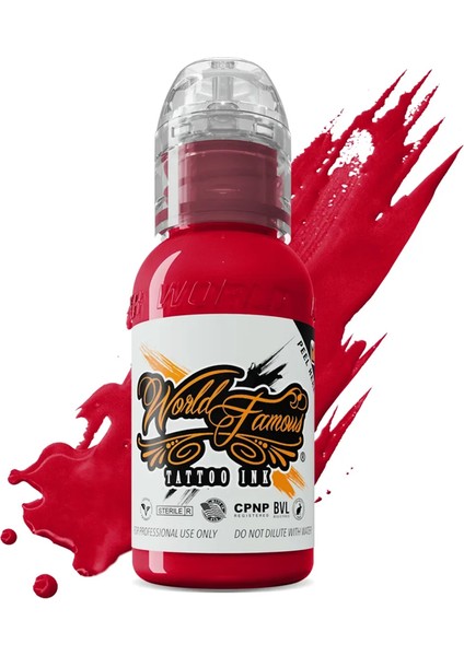 United Lnk Red - World Famous Lnk Dövme Boyası - 1OZ/30 ml