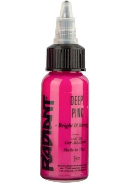 Deep Pink - Tattoo Dövme Boyası - 1OZ/30 ml