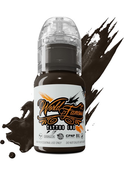 Dark Chocolate - World Famous Lnk Dövme Boyası - 1/2OZ/15 ml