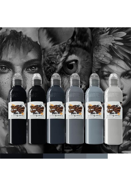 Thomas Carli Jarlier Noire Dövme Boyası Seti - World Famous Ink Dövme Boyası - 4OZ/120ML fiyatları