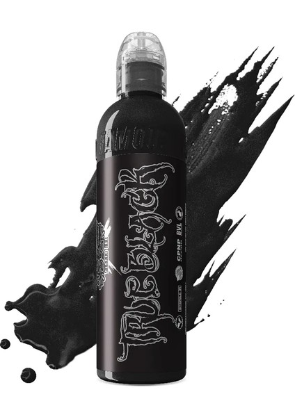 True Black - World Famous Ink Dövme Boyası - 4OZ/120ML