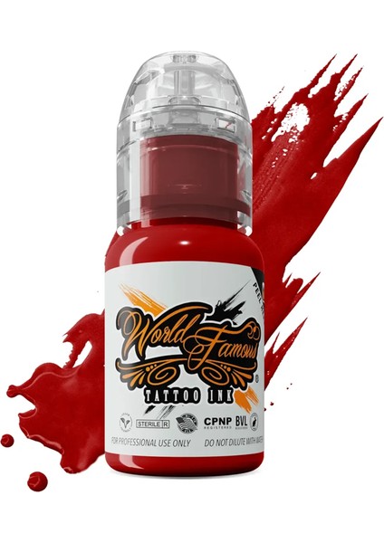 Big Apple Red - World Famous Ink Dövme Boyası - 1/2OZ/15ML