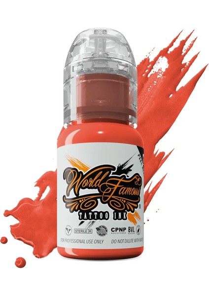 Bora Bora Peach - World Famous Ink Dövme Boyası - 1/2OZ/15ML