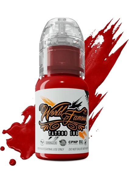 Red Hot - World Famous Ink Dövme Boyası - 1/2OZ/15ML