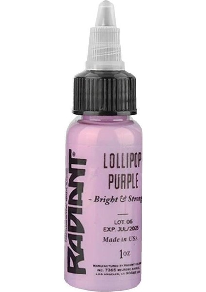 Lollipop Purple - Tattoo Dövme Boyası - 1OZ/30 ml