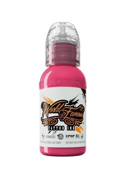 Melek Bubble Gum Pink - World Famous Ink Dövme Boyası - 1OZ/30ML