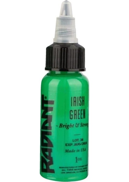 Irish Green - Tattoo Dövme Boyası - 1OZ/30 ml