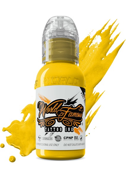 Great Wall Yellow - World Famous Ink Dövme Boyası - 1OZ/30ML