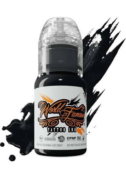 Blackout - World Famous Ink Dövme Boyası - 1/2OZ/15ML