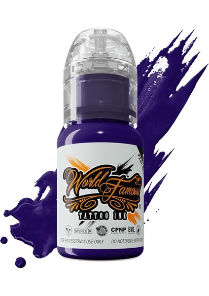 Amsterdam Purple - World Famous Ink Dövme Boyası - 1/2oz/15 ml