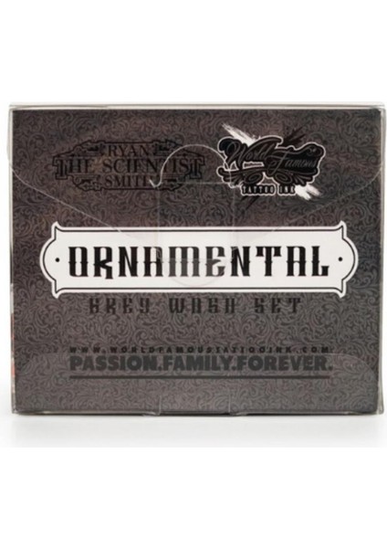 Ryan Smith Ornamental 4'lü Dövme Boyası Seti - World Famous Ink Dövme Boyası - 1oz/30ml fiyatları