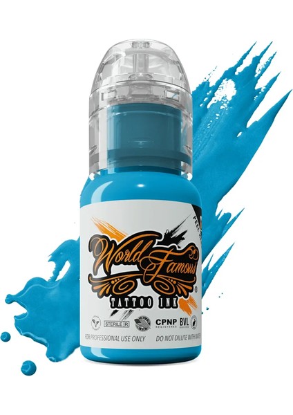 Greenland Ice Blue - World Famous Ink Dövme Boyası - 1/2OZ/15ML