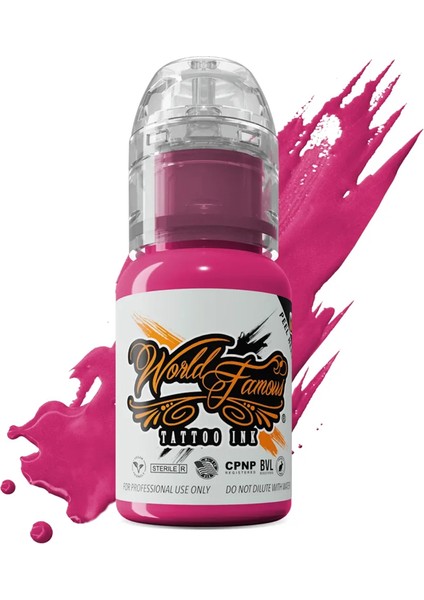 Strawberry - World Famous Ink Dövme Boyası - 1/2OZ/15ML