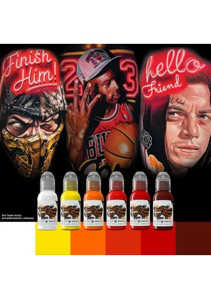 Melek Orange - World Famous Ink Dövme Boyası - 1OZ/30ML fiyatları