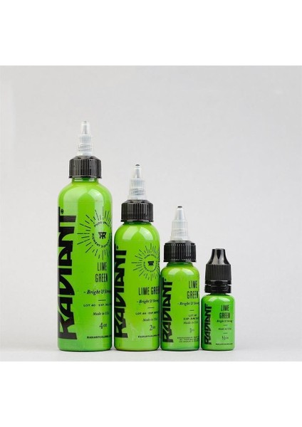 Lime Green - Tattoo Dövme Boyası - 1OZ/30 ml fiyatları