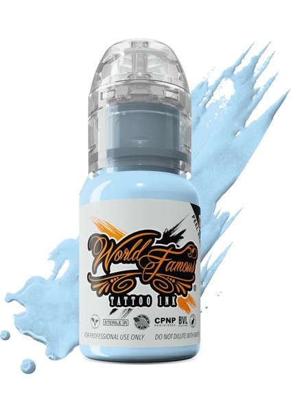 Fountain Blue - World Famous Ink Dövme Boyası - 1/2OZ/15ML