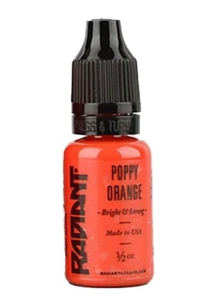 Poppy Orange - Tattoo Dövme Boyası - 0,5OZ/15 ml