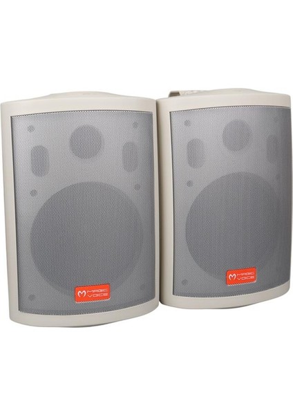 Magicvoice Mv-25 16 cm 80 Watt Komütatörlü Hat Trafolu Beyaz Sütun Hoparlör (2'li Takım) fiyatları