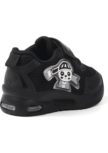Unisex Bebe Siyah Figürlü Işıklı Cırtlı Sneaker Günlük Spor Ayakkabı indirimleri