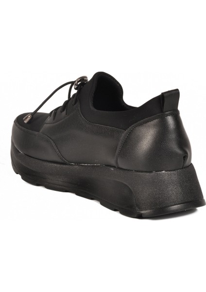 Siyah Kilit Bağcıklı Kadın Casual Ayakkabı 1706 Z fırsatları