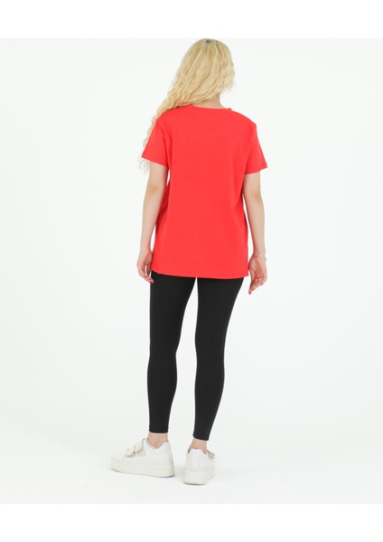 Panda Baskılı Tshirt Nar fırsatları