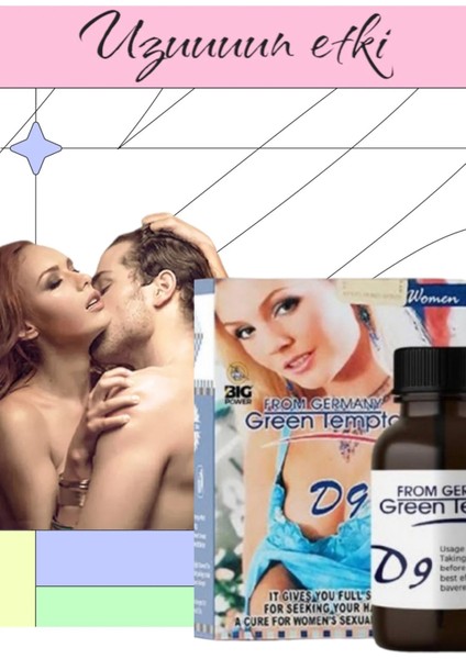 Green Temptation 10 ml Damla Libıdonu Yükselt Libıdo Arttırıcı Kadın