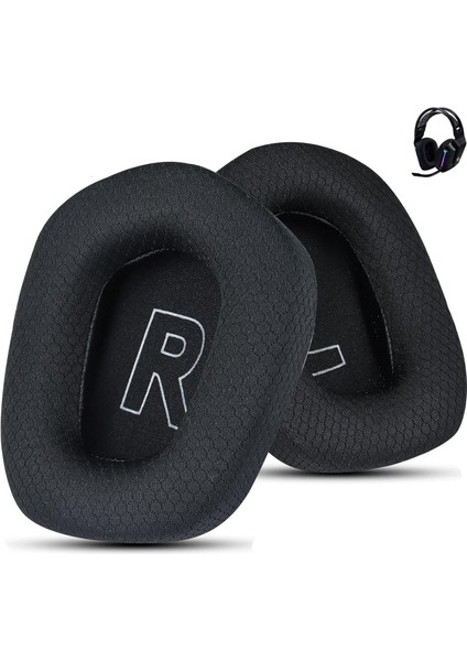 Logitech G733 Uyumlu Kulaklık Pedi Süngeri Yedek Köpük Kulak Pedleri Minder Yastık Logitech G 733 G335 K/da Lightspeed Kablosuz Oyun Kulaklığı ile Uyumlu Ped Earpad