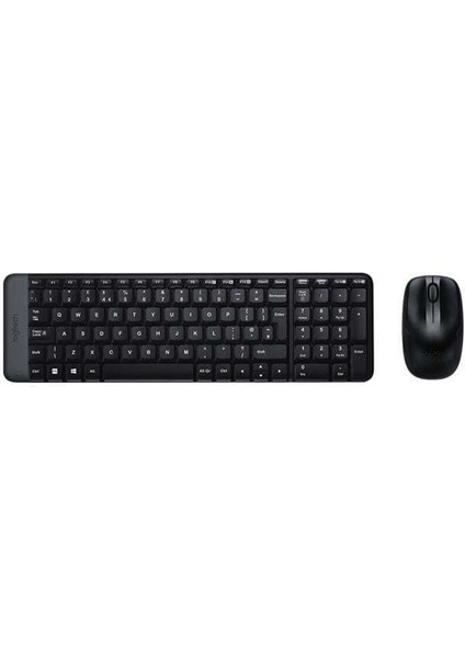 Logitech MK220 Q Tr Siyah Kablosuz Klavye Mouse Set