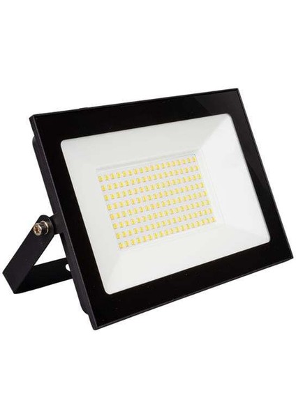 Powermaster PM-22587 100 Watt - 220 Volt 6500K IP66 150* Işık Açısı Siyah Slim Kasa LED Projektör