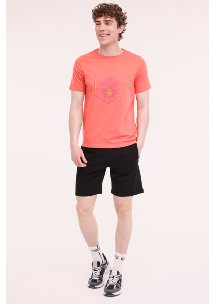 ml Wood 11URB43-067 5pr Nar Çiçeği Erkek Kısa Kol T-Shirt modelleri