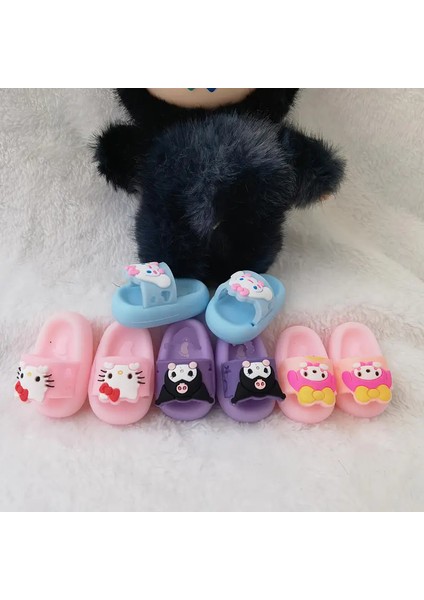 Aksesuar Ayakkabı - Terlik 15-17 cm Bebekler Için Mor Kuromi Model (Sadece Ayakkabı) fiyatları