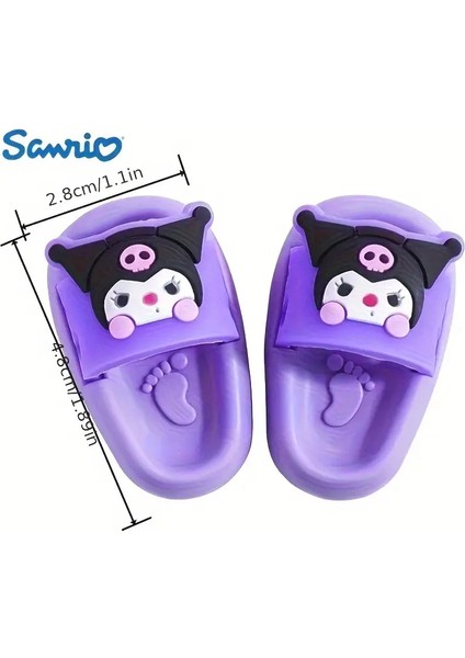 Aksesuar Ayakkabı - Terlik 15-17 cm Bebekler Için Mor Kuromi Model (Sadece Ayakkabı) modelleri