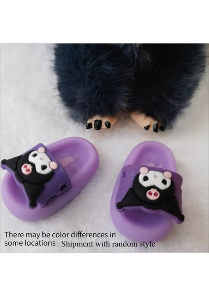 Aksesuar Ayakkabı - Terlik 15-17 cm Bebekler Için Mor Kuromi Model (Sadece Ayakkabı) fırsatları