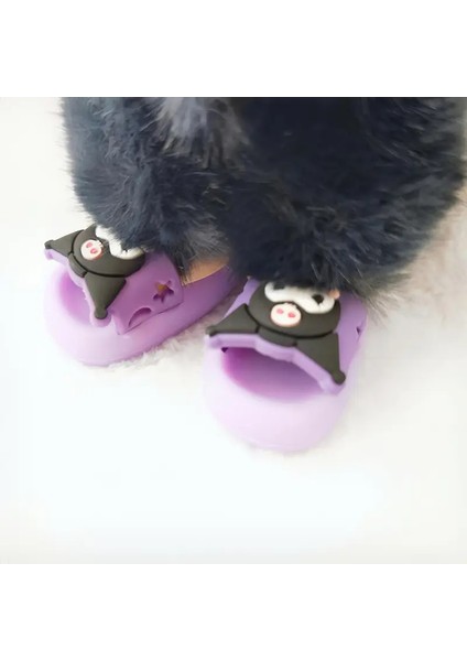 Aksesuar Ayakkabı - Terlik 15-17 cm Bebekler Için Mor Kuromi Model (Sadece Ayakkabı) indirimleri