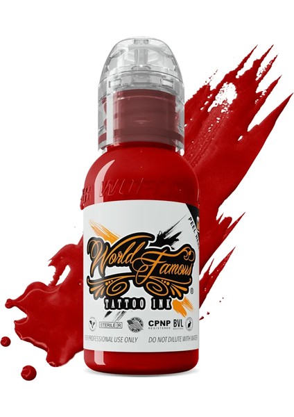 Red Hot - World Famous Ink Dövme Boyası - 1OZ/30ML