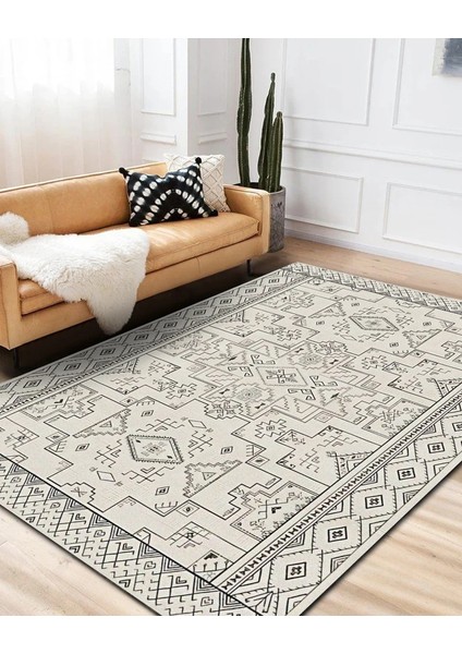 Drom Dokuma Taban Makinede Yıkanabilen Kilim Kaymaz Şönil Nordic Modern Halı modelleri