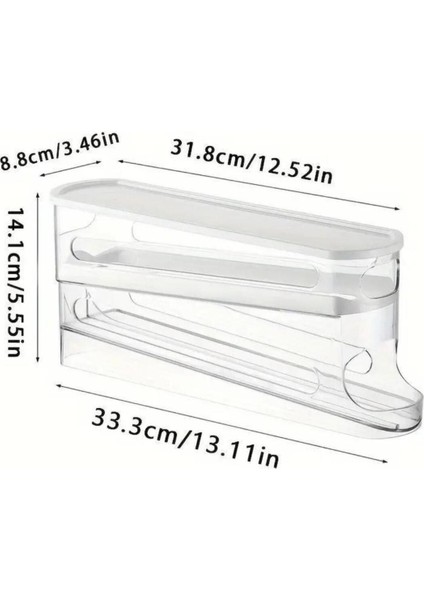 Yumurta Organizeri Buzdolabı Kapaklı Yumurta Düzenleyici Şeffaf 14'lü1 Adet, fiyatları