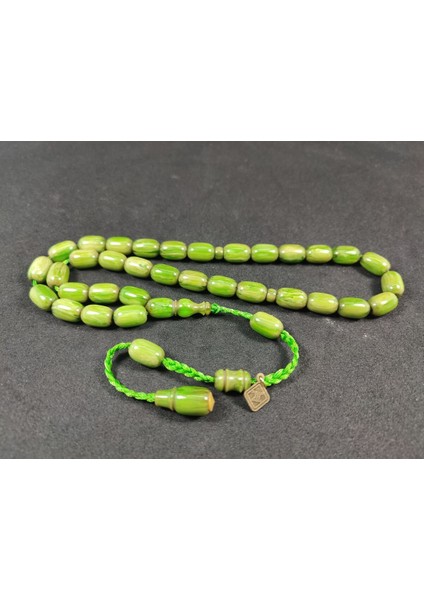 Başka Yerde Yok!!! Junaid Hasan Usta Eseri Eski Usul 12 Kat Ipe Dizili Bakalit Sertifikalı 8369