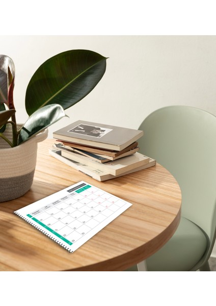 2026 Masaüstü Defter Planlama TAKVİMİ-23X33 cm