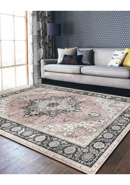 Drom Dokuma Taban Makinede Yıkanabilen Kilim Kaymaz Şönil Etnik Vintage Modern Halı fırsatları